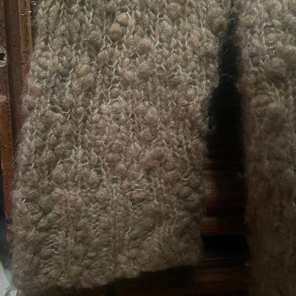 Kate Hill Casual Brown Cowl Neck Sweater Sparkle size Medium - Picture 8 of 8